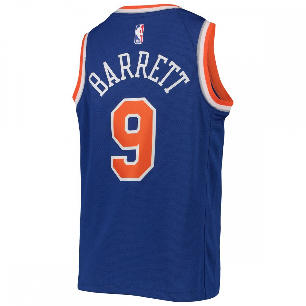 RJ Barrett New York Knicks Youth Swingman Jersey - Icon Edition - Royal-Pro Kit Vault | Brand New 26/27 Sports Jerseys